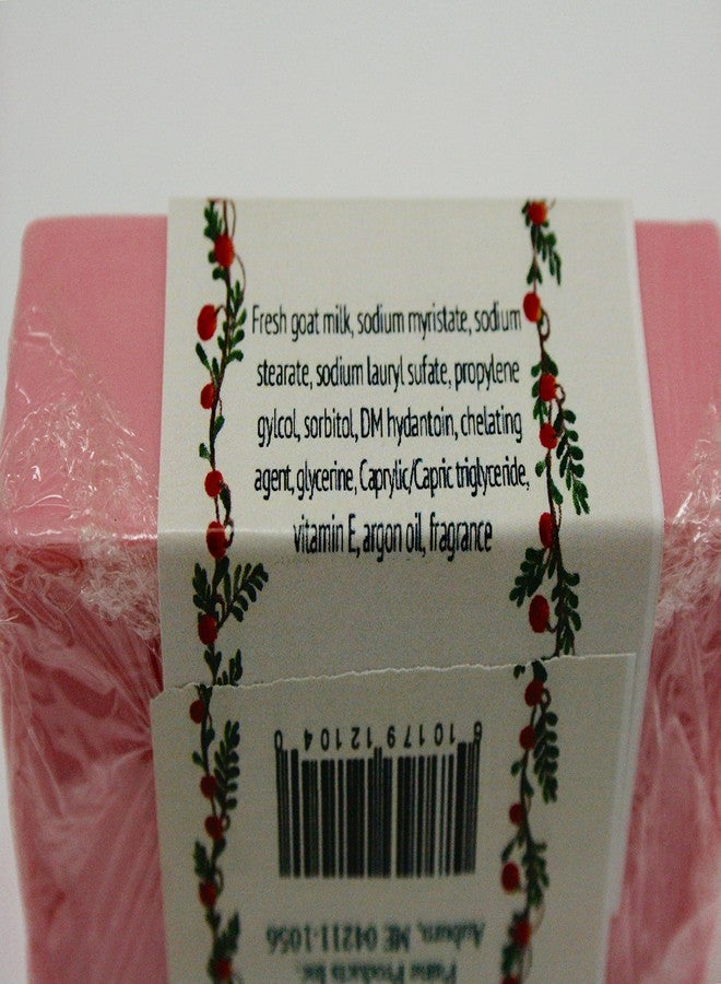 Paine's CRANBERRY Premium Goat Milk Soap 4.5 oz bar fresh Maine made all natural - Image 3